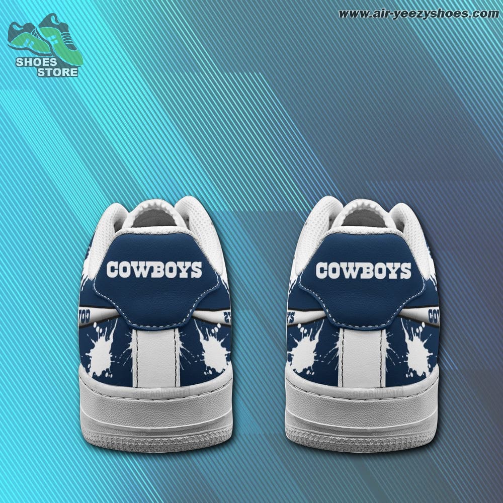 Dallas Cowboys Team Air Sneakers 63RB-NAF