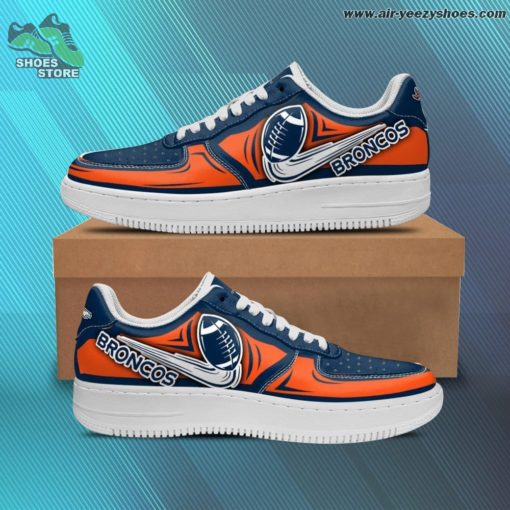 Denver Broncos Air Shoes Custom NAF Sneakers