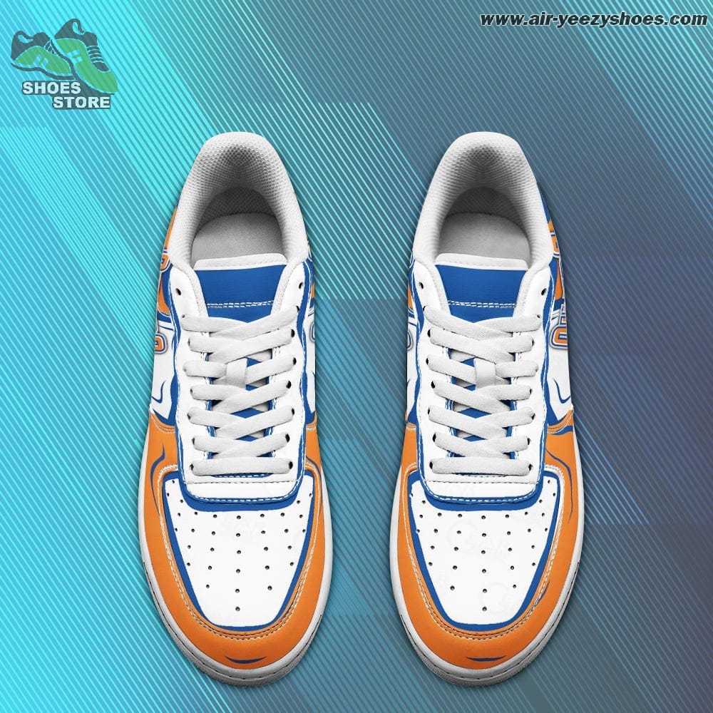Edmonton Oilers Casual Sneaker - Air Force 1 Style Shoes