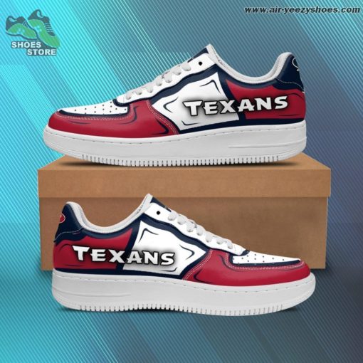 Houston Texans Casual Sneaker – Air Force 1 Style Shoes