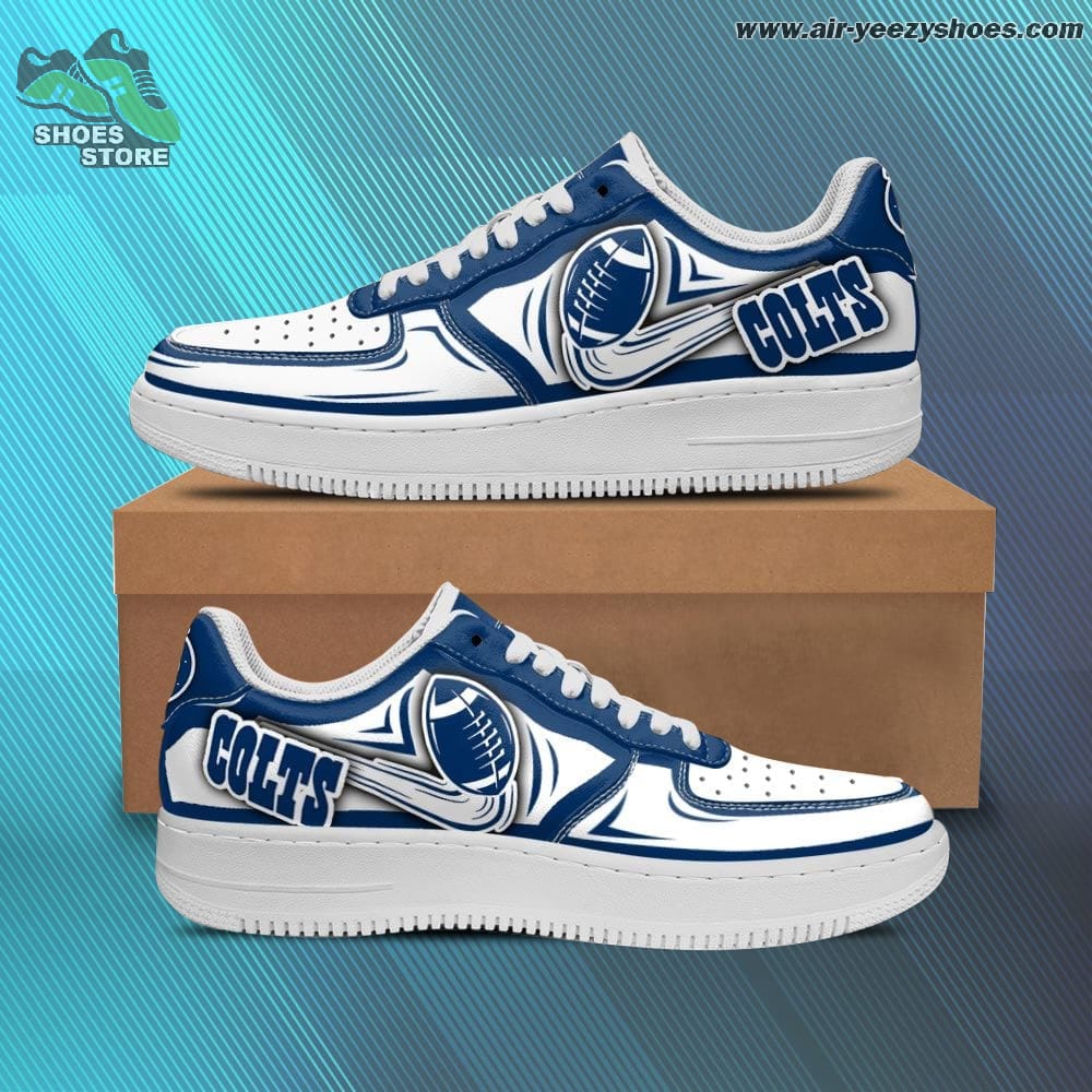 Indianapolis Colts Air Shoes Custom NAF Sneakers