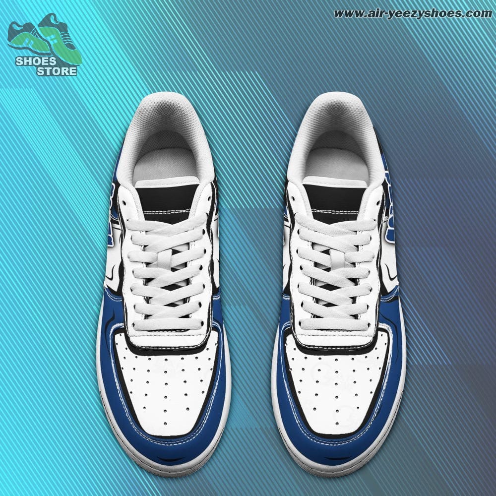 Indianapolis Colts Football Casual Sneaker - Air Force 1 Style Shoes