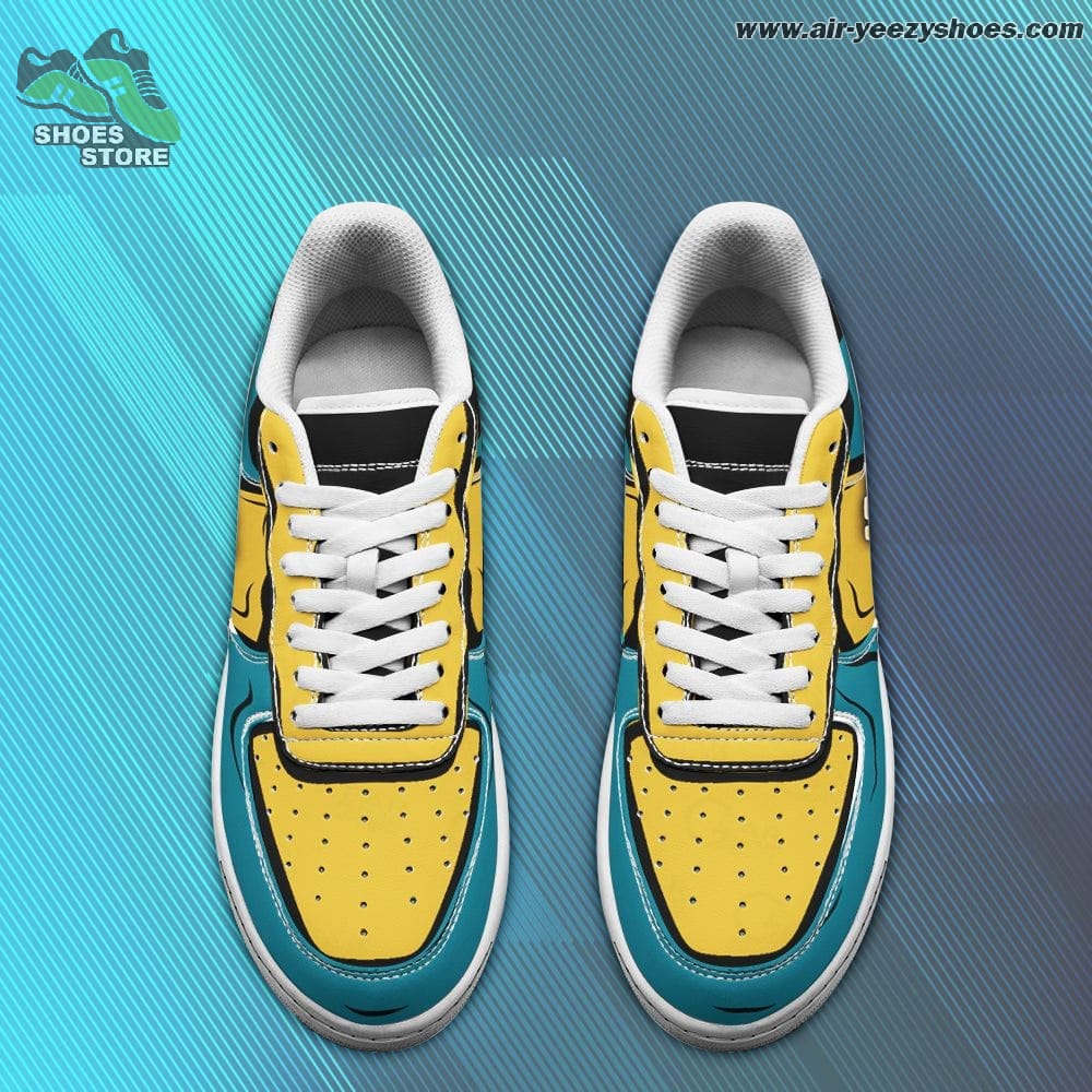 Jacksonville Jaguars Casual Sneaker - Air Force 1 Style Shoes