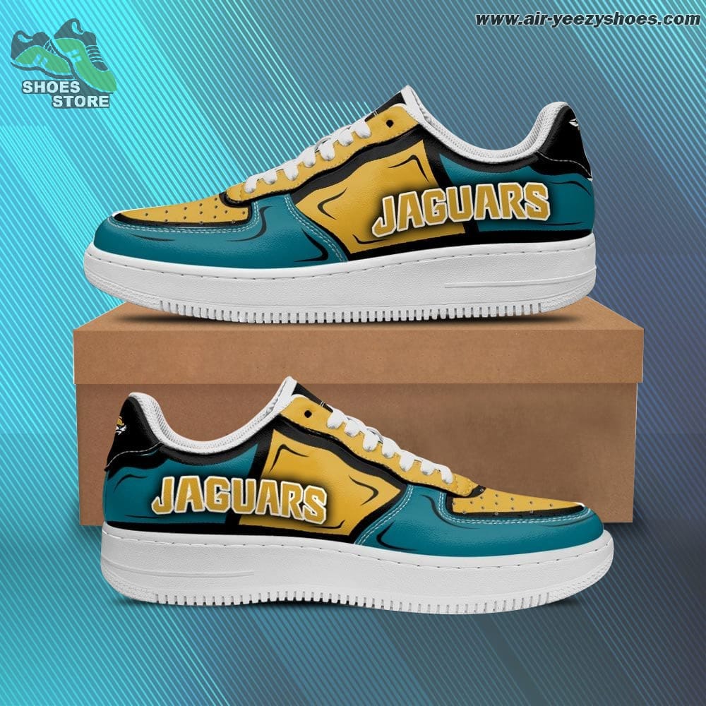 Jacksonville Jaguars Casual Sneaker - Air Force 1 Style Shoes