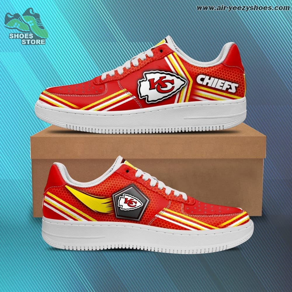 Kansas City Chiefs Football Sneaker - Custom AF 1 Shoes