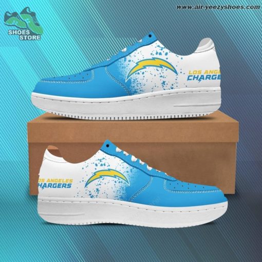 los angeles chargers air sneaker custom force shoes gte5am