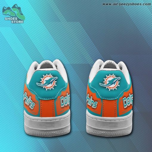 miami dolphins casual sneaker air force 1 46 hc0zpw
