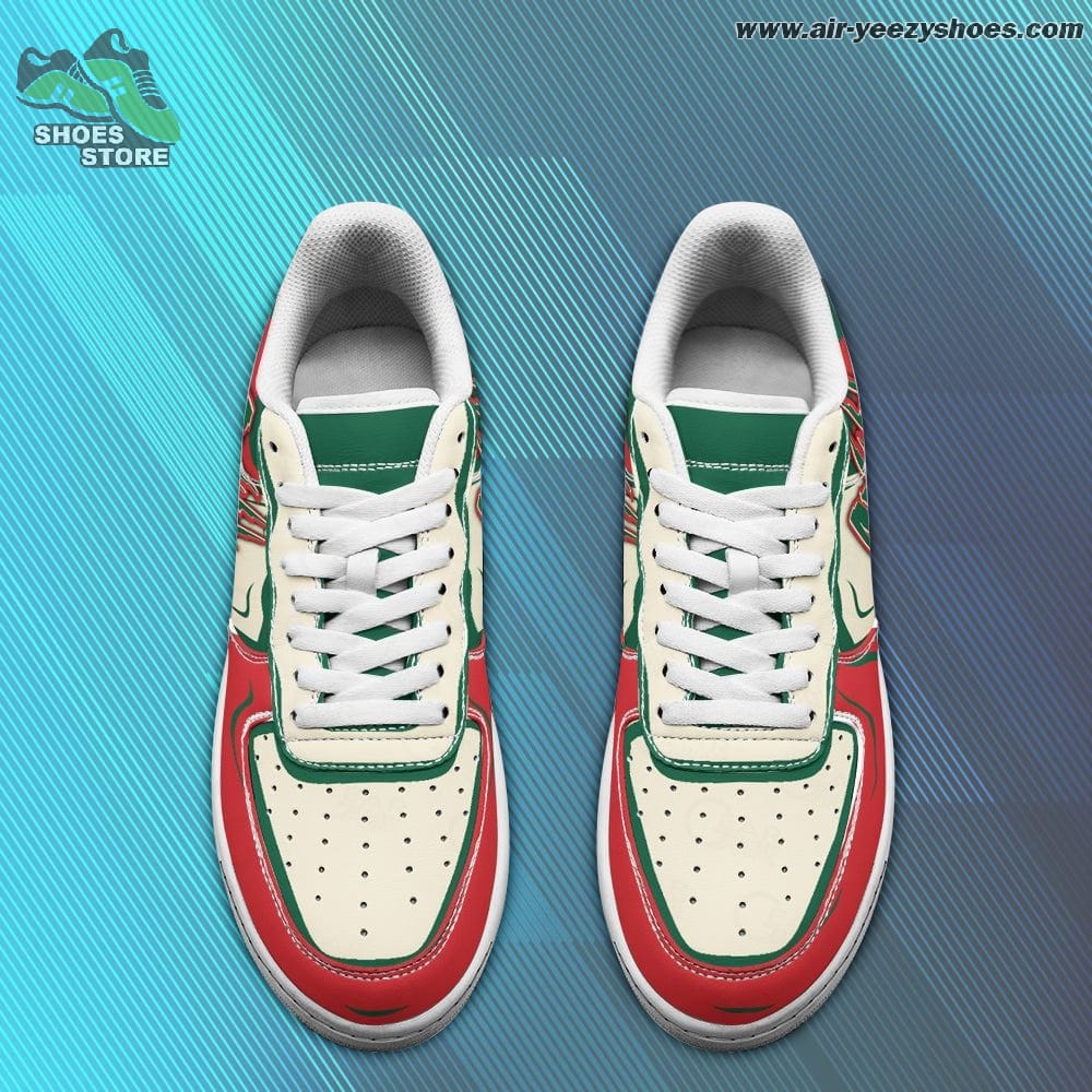 Minnesota Wild Casual Sneaker - Air Force 1 Style Shoes