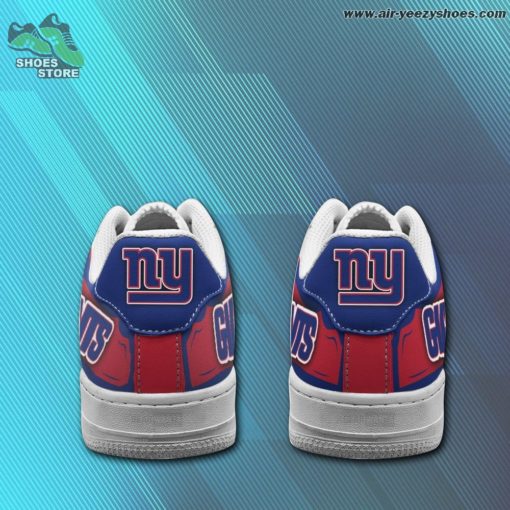 New York Giants Casual Sneaker – Air Force 1 Style Shoes