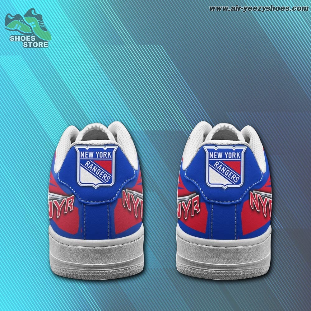 New York Rangers Air Shoes Custom NAF Sneakers