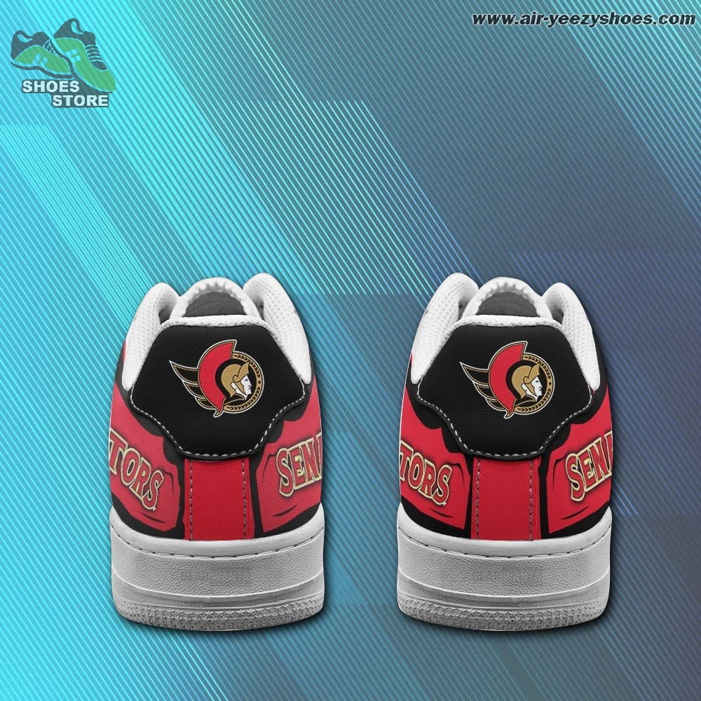 Ottawa Senators Casual Sneaker - Air Force 1 Style Shoes