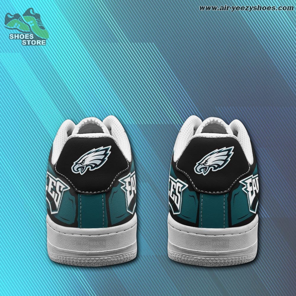 Philadelphia Eagles Casual Sneaker - Air Force 1 Style Shoes