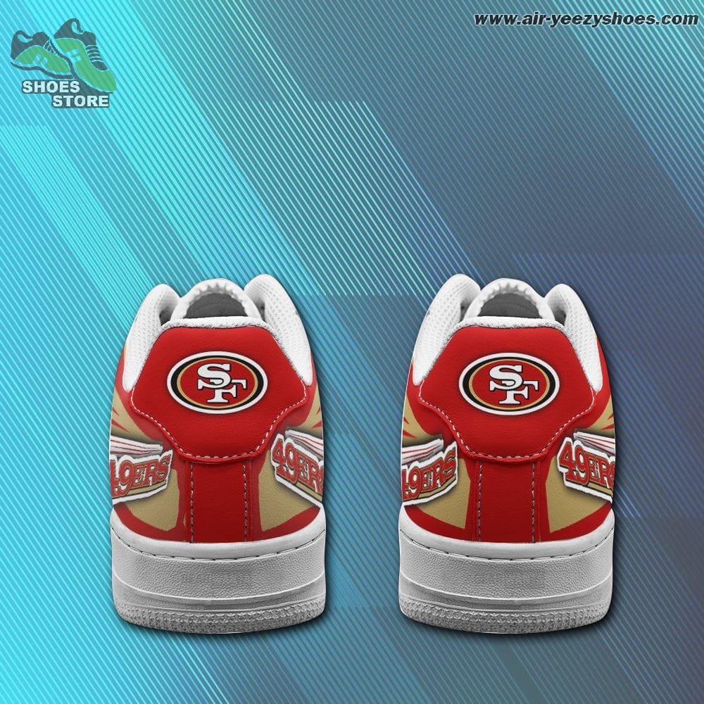San Francisco 49ers Air Shoes Custom NAF Sneakers