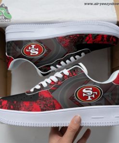 San Francisco 49ers Air Force Sneakers – Custom Shoes