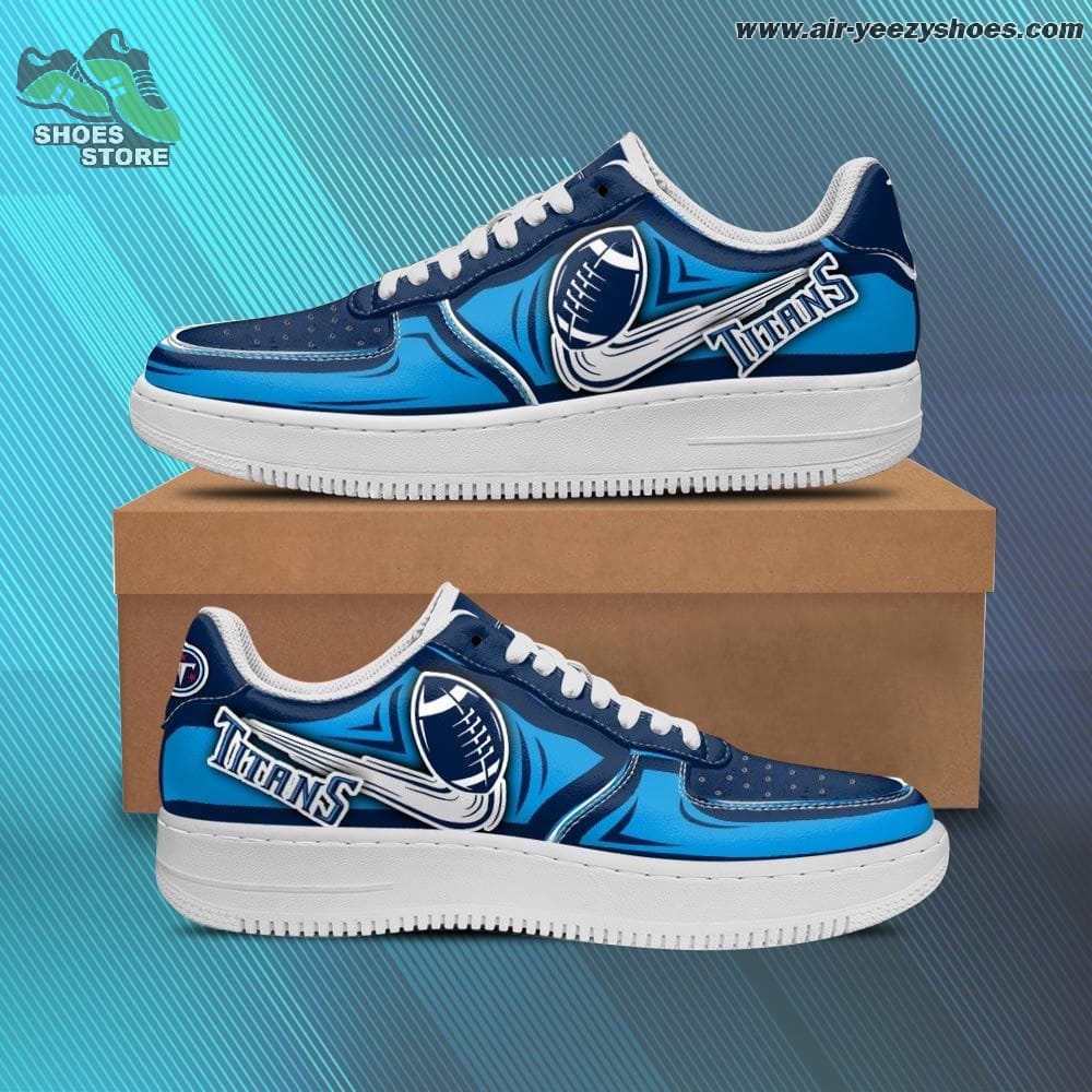 Tennessee Titans Air Shoes Custom NAF Sneakers