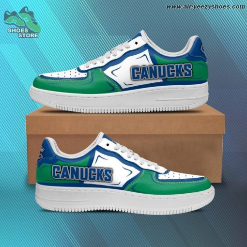 Vancouver Canucks Casual Sneaker – Air Force 1 Style Shoes