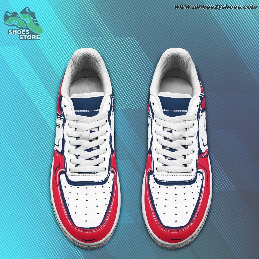 Washington Capitals Casual Sneaker - Air Force 1 Style Shoes