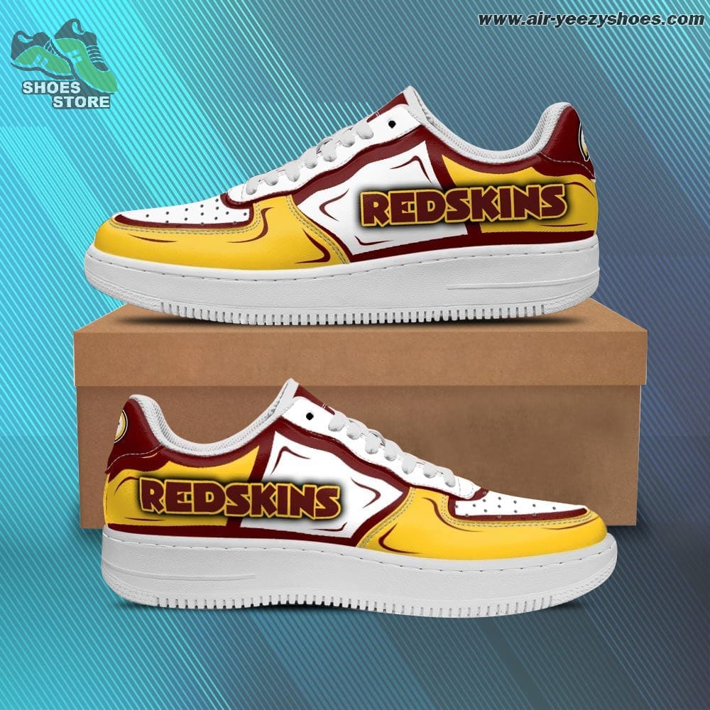 Washington Redskins Casual Sneaker - Air Force 1 Style Shoes