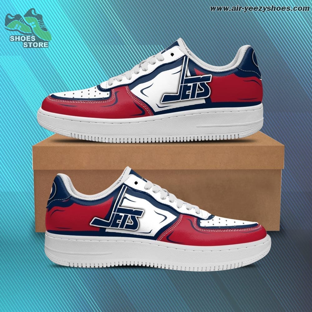Winnipeg Jets Casual Sneaker - Air Force 1 Style Shoes