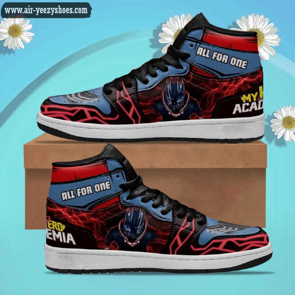 All For One Anime My Hero Academia Synthetic Leather Stitching Shoes - Custom Sneakers