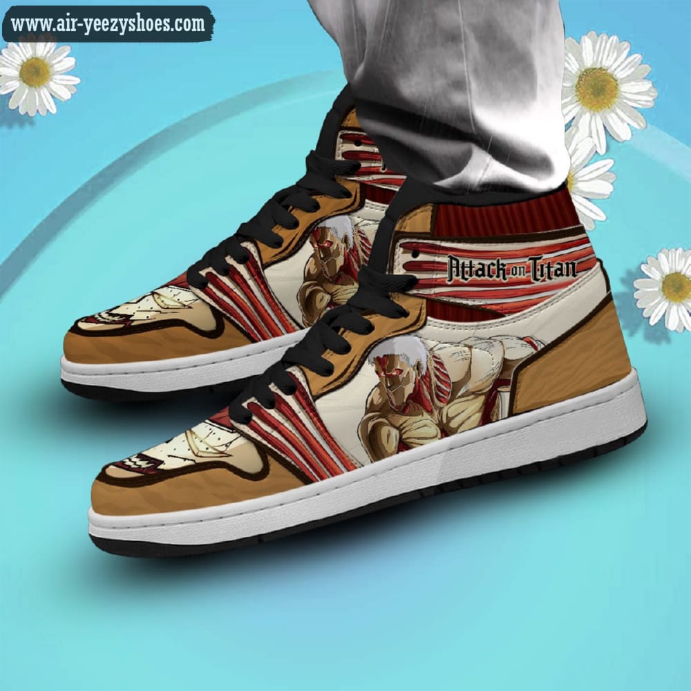 Attack On Titan Amored Titan Anime High Sneaker Boots