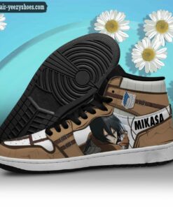 attack on titan jordan 1 high sneakers mikasa ackerman anime shoes 3 0zFDv