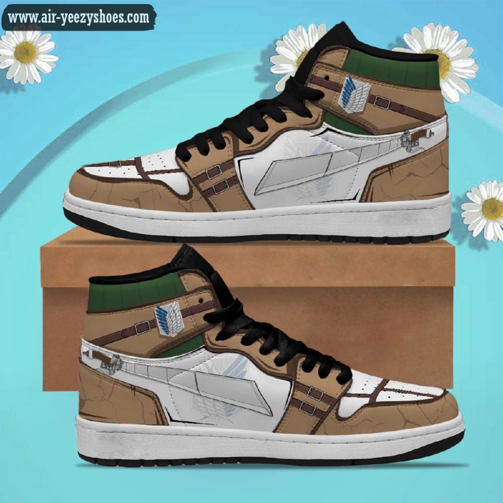 Attack On Titan Reconnaissance Army Anime High Sneaker Boots
