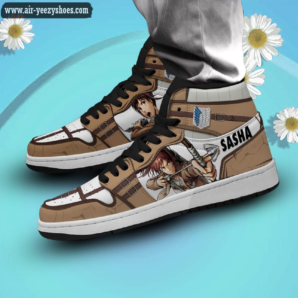 Attack On Titan Sasha Blouse Anime Synthetic Leather Stitching Shoes - Custom Sneakers