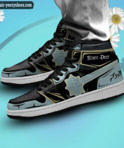 azure deer jordan 1 high sneakers black clover anime shoes 2 rKOHL