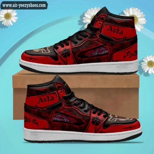 black clover asta jordan 1 high sneakers anime shoes 1 yGQu5