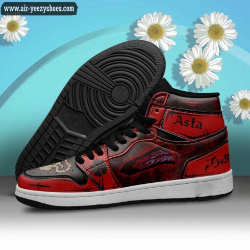 black clover asta jordan 1 high sneakers anime shoes 3 v0g2m