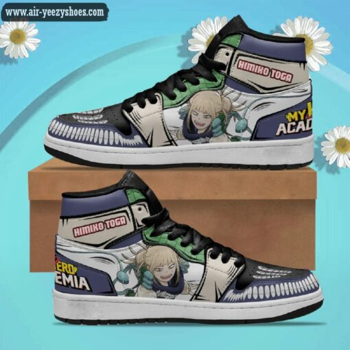 BNHA Himiko Toga Anime My Hero Academia Synthetic Leather Stitching Shoes – Custom Sneakers