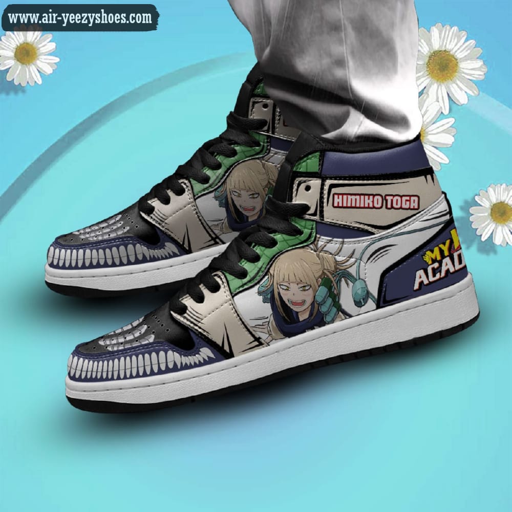 BNHA Himiko Toga Anime My Hero Academia Synthetic Leather Stitching Shoes - Custom Sneakers