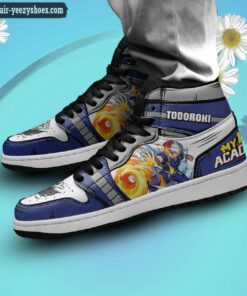 bnha todoroki shoto jordan 1 high sneakers anime my hero academia shoes 2 kJB3b