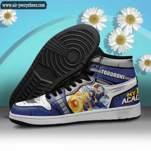 bnha todoroki shoto jordan 1 high sneakers anime my hero academia shoes 3 UHJRe