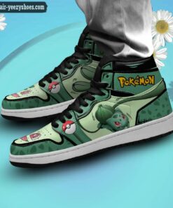 bulbasaur jordan 1 high sneakers pokemon anime shoes 3 jrmDA