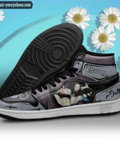 charmy pappitson jordan 1 high sneakers black clover anime shoes 3 87hOG