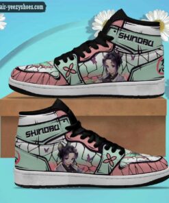 demon slayer jordan 1 high sneakers kochou shinobu anime shoes 1 xGp3y