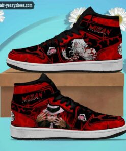demon slayer jordan 1 high sneakers muzan kibutsuji anime shoes 1 rc1yw