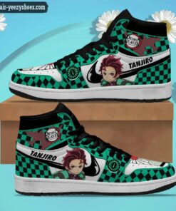 demon slayer jordan 1 high sneakers tanjiro anime shoes 1 ixB1j