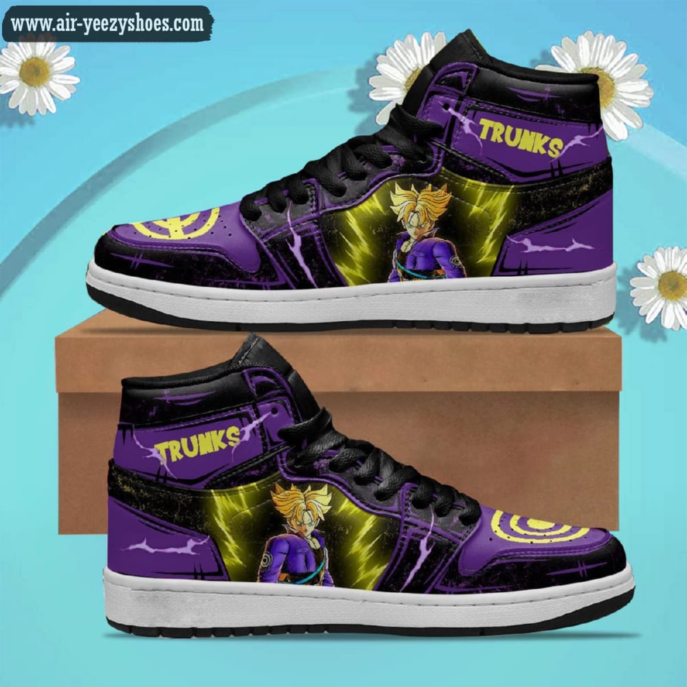 Dragon Ball Trunks Anime Synthetic Leather Stitching Shoes - Custom Sneakers