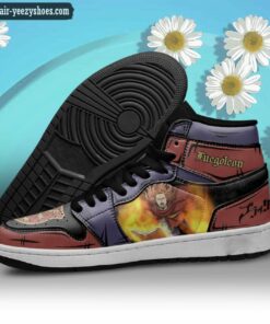 fuegoleon vermillion jordan 1 high sneakers black clover anime shoes 3 dW1qU