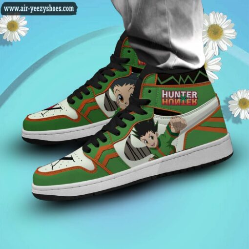 hunter x hunter gon freecss jordan 1 high sneakers anime shoes 2 r40nO