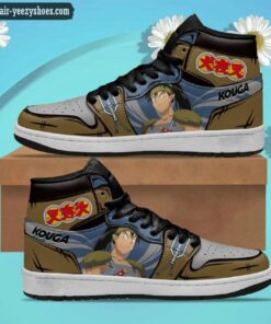 inuyasha kouga jordan 1 high sneakers inuyasha anime shoes 1 XyCOS