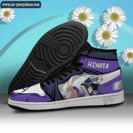 Naruto Hinata Hyuga Anime Synthetic Leather Stitching Shoes – Custom Sneakers