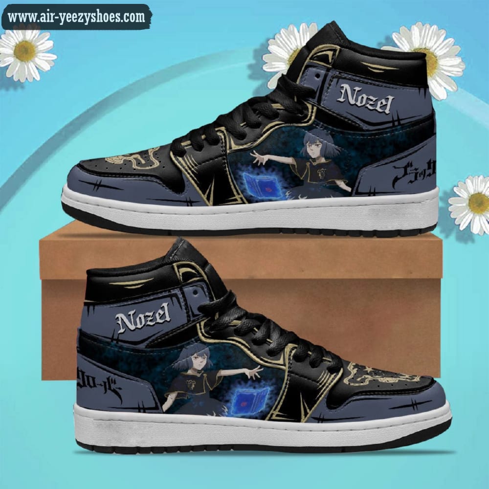 Nero Secre Swallowtail Black Clover Anime Synthetic Leather Stitching Shoes - Custom Sneakers