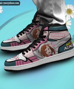 ochako uraraka jordan 1 high sneakers anime my hero academia shoes 2 iMDxj