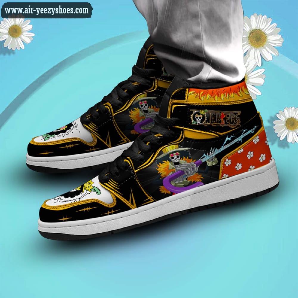 One Piece Brook Anime High Sneaker Boots