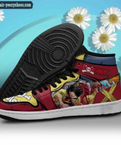 one piece gol d roger jordan 1 high sneakers anime shoes 3 CXAAd