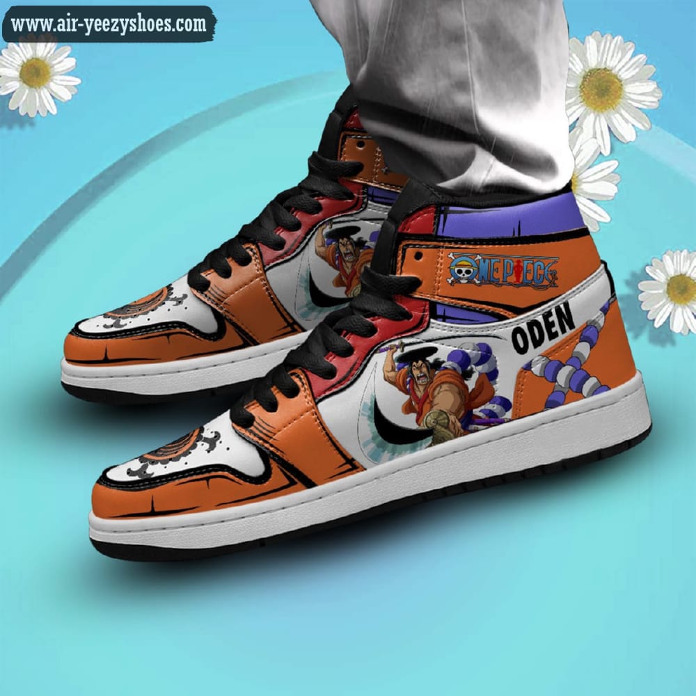 One Piece Kozuki Oden Anime High Sneaker Boots